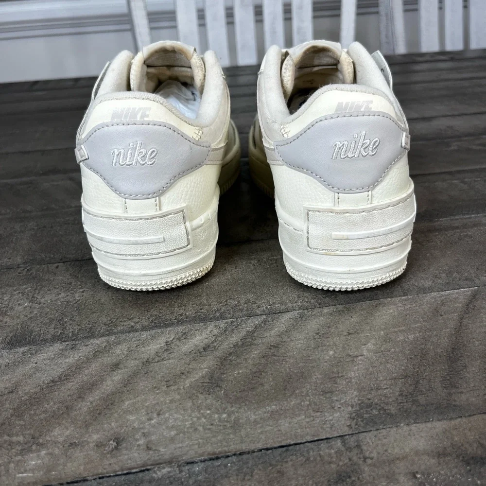 Nike Air Force 1 Shadow Low Coconut‎ Milk' Sneakers Women’s Sz 8.5
